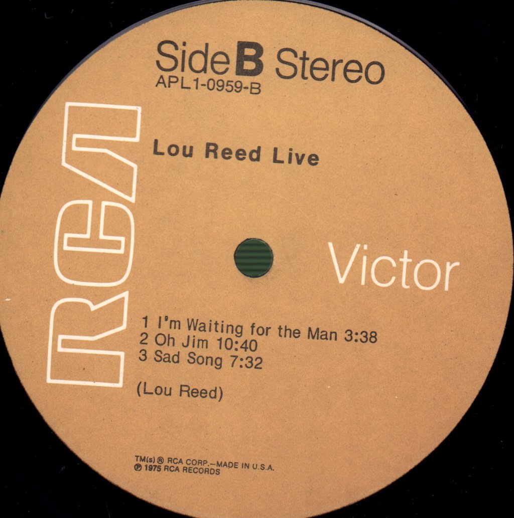 Lou Reed - Live - Lp