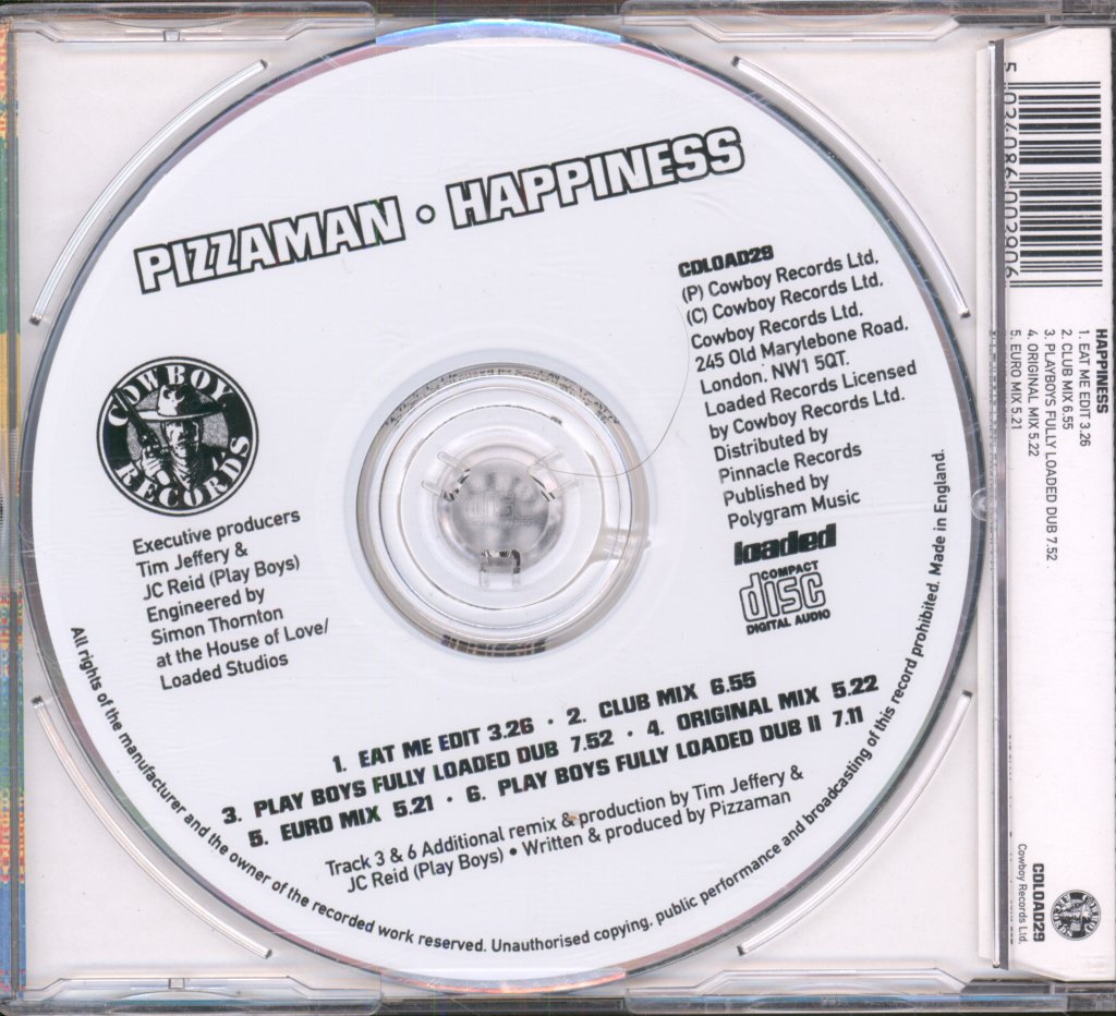 Pizzaman - Happiness - Cd