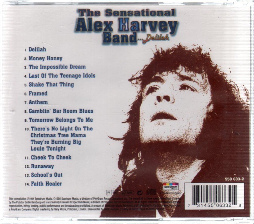 Sensational Alex Harvey Band - Delilah - Cd