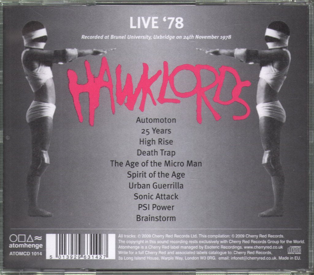 Hawklords - Live `78 - Cd