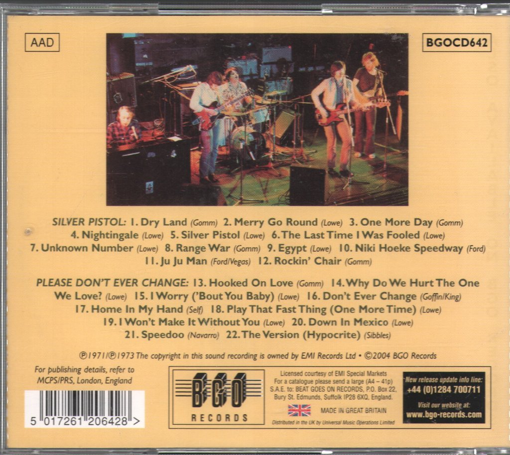 Brinsley Schwarz - Silver Pistol / Please Don't Ever Change - Cd