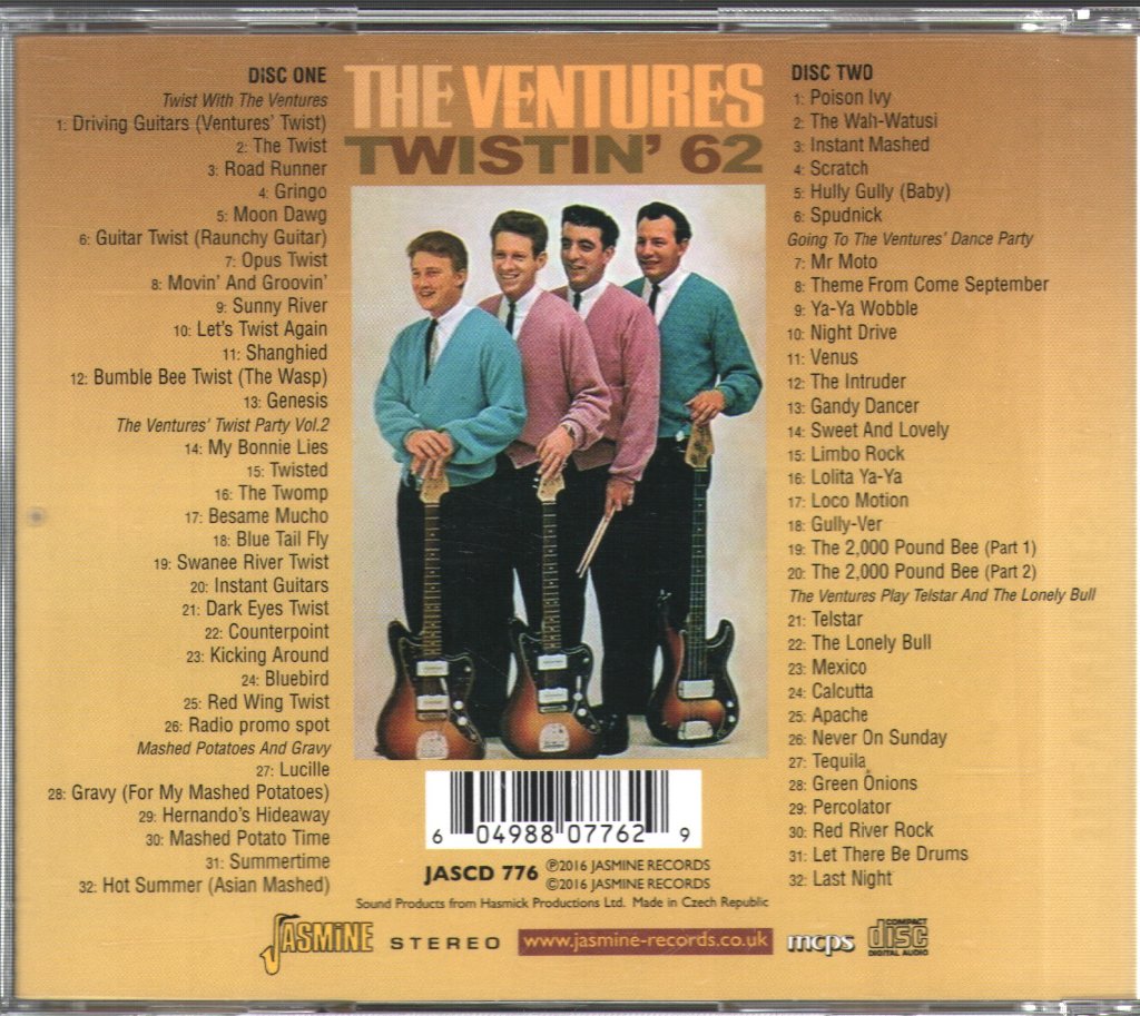 Ventures - Twistin' 62 - Double Cd