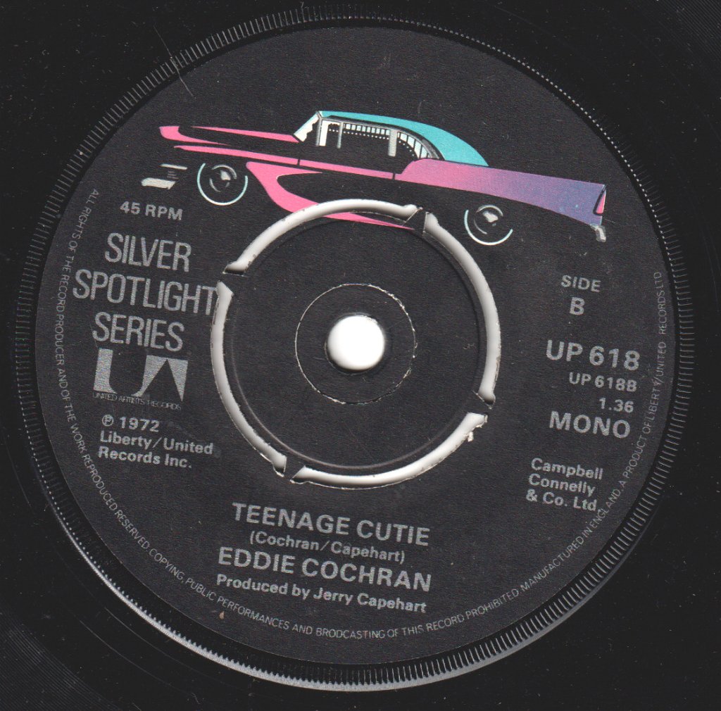 Eddie Cochran - Twenty Flight Rock - 7 Inch