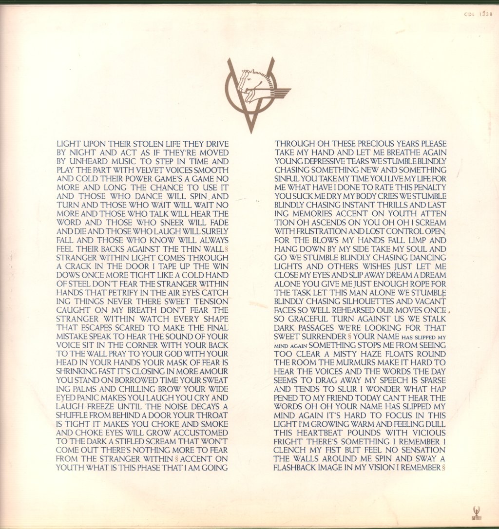 Ultravox - Rage In Eden - Lp