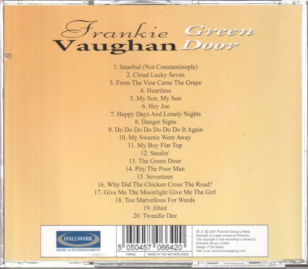 Frankie Vaughan - Green Door - Cd