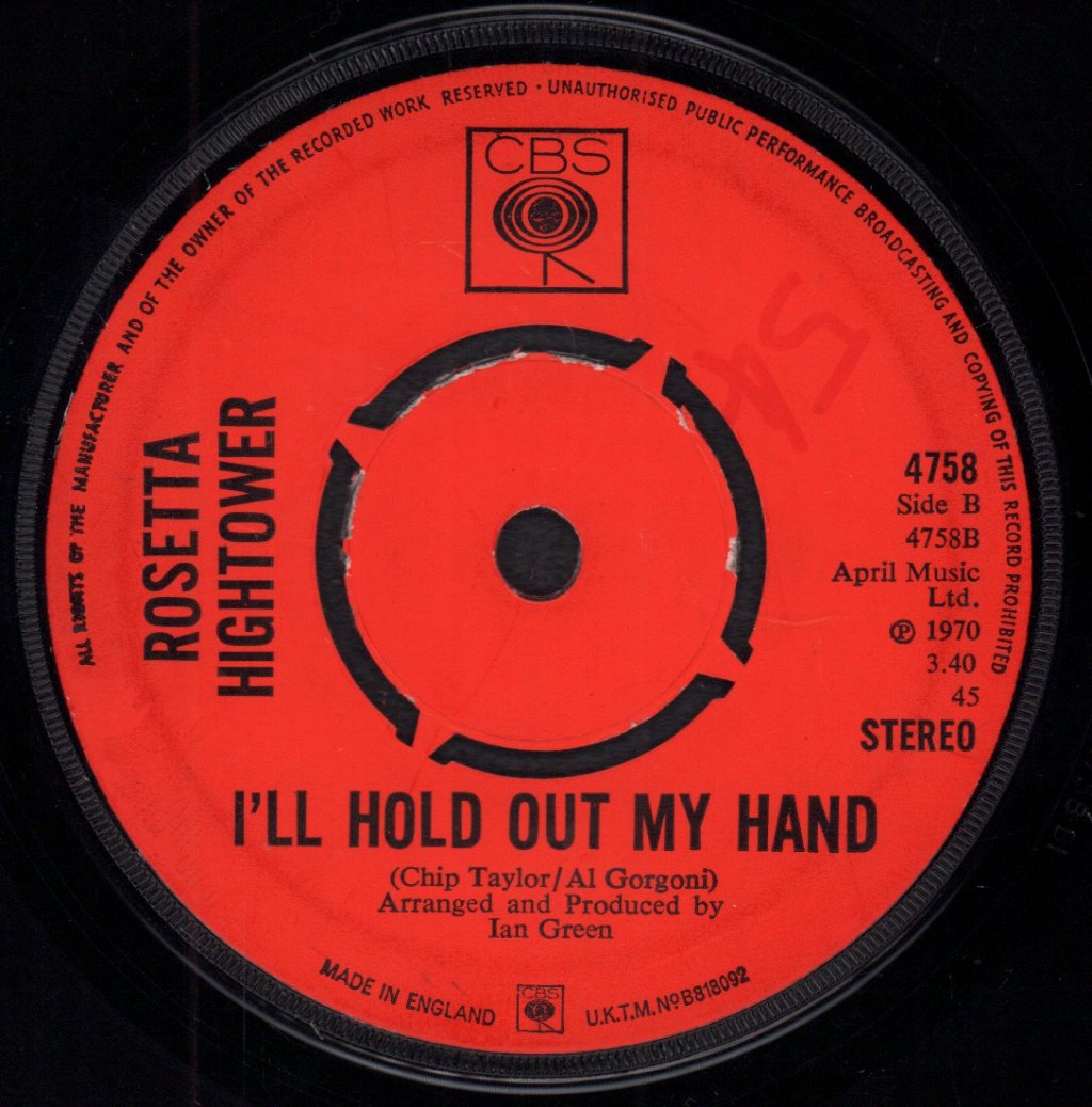 Rosetta Hightower - April Fools - 7 Inch