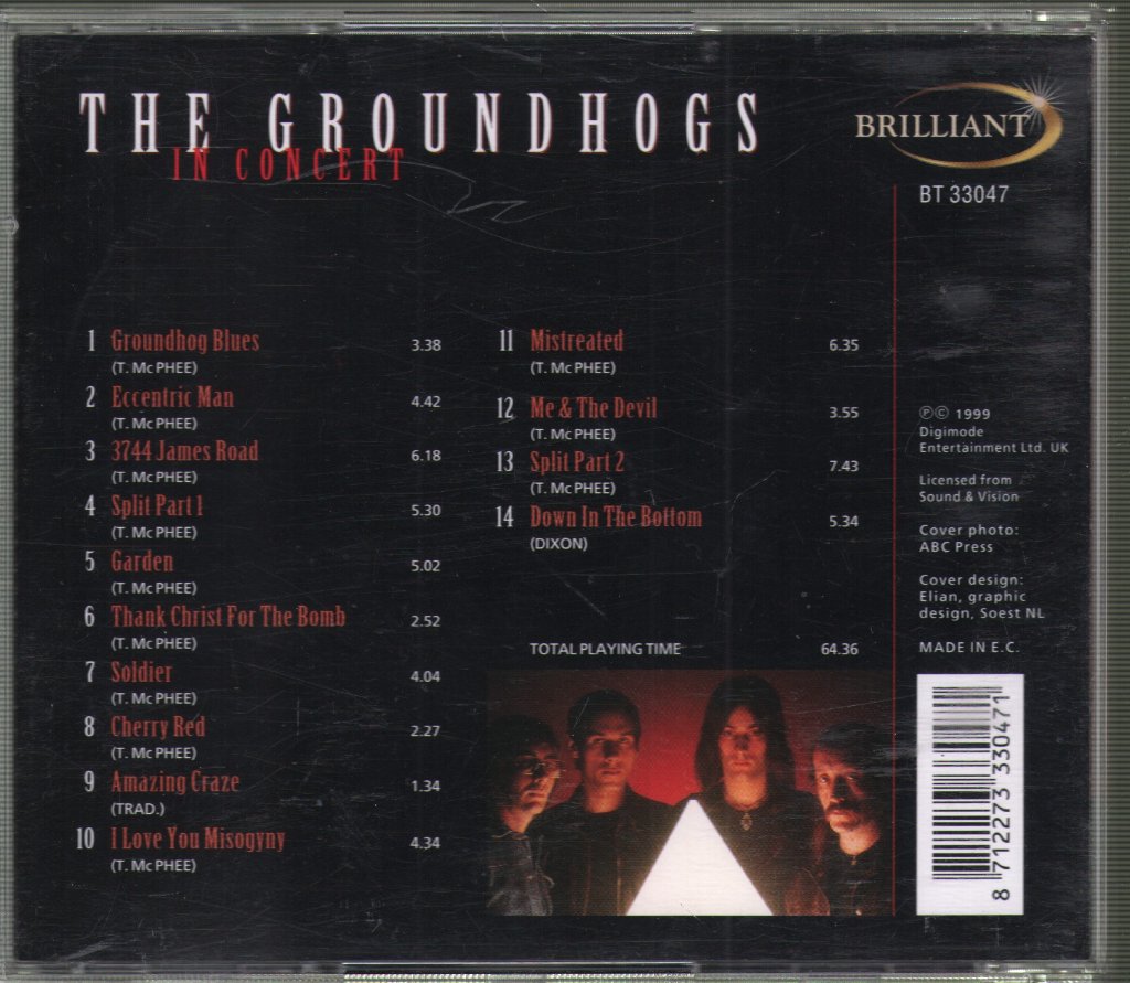 Groundhogs - In Concert - Cd