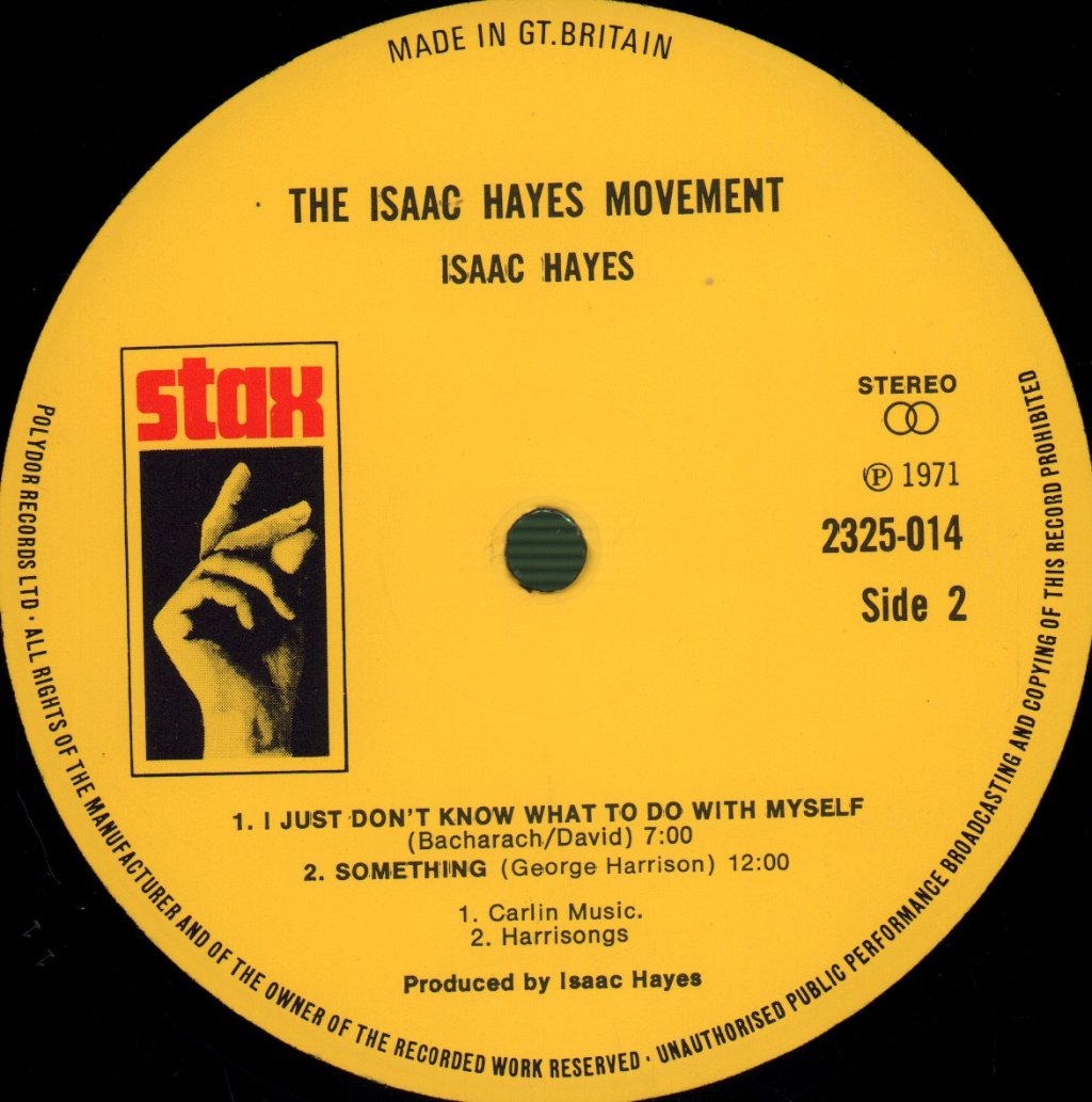 Isaac Hayes - Isaac Hayes Movement - Lp
