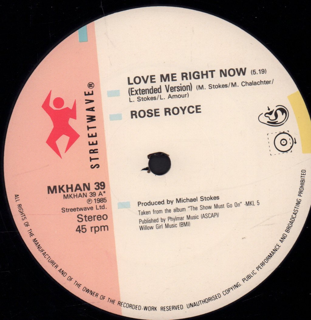 Rose Royce - Love Me Right Now - 12 Inch