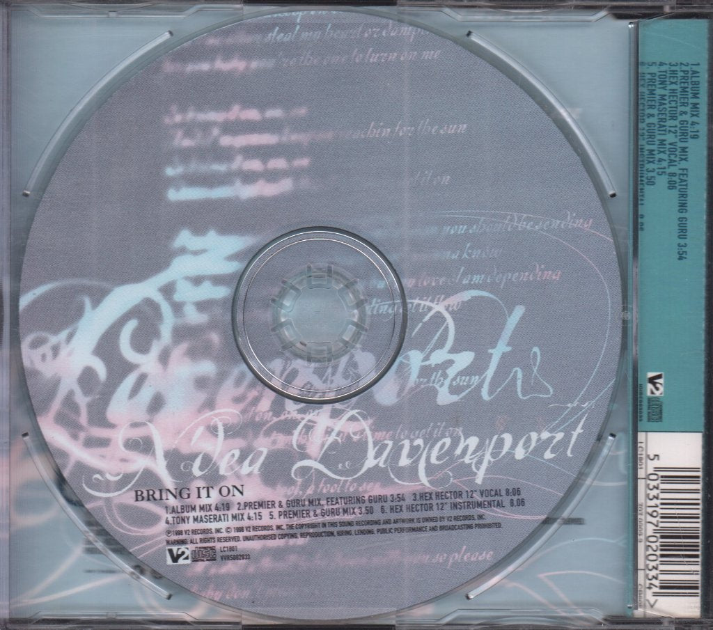 N'dea Davenport - Bring It On - Cd