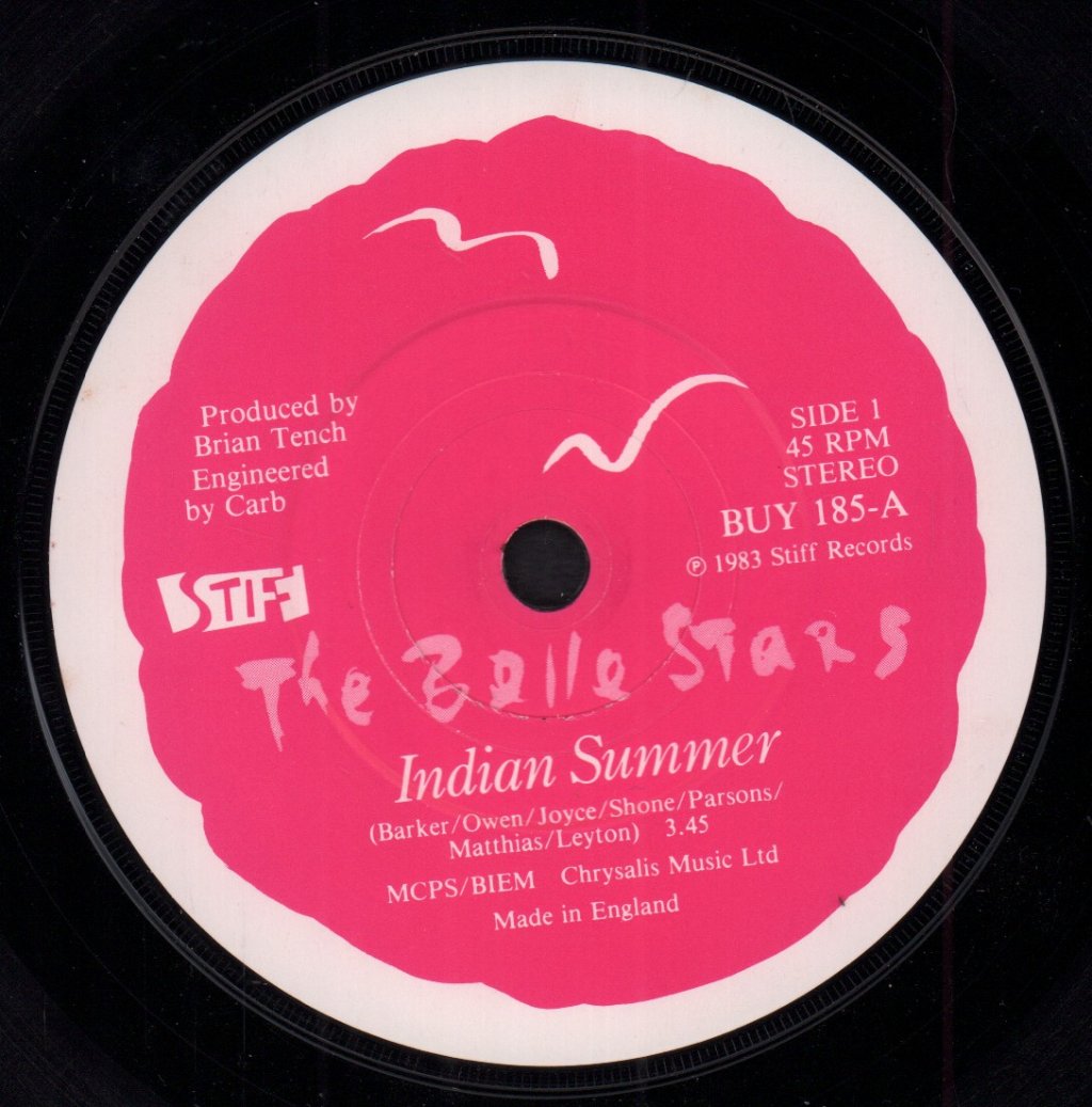 Belle Stars - Indian Summer - 7 Inch