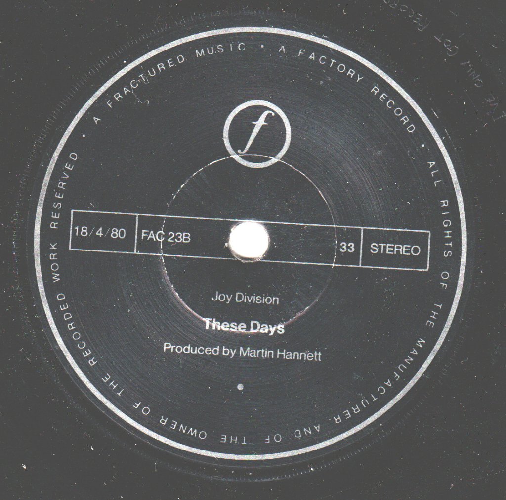 Joy Division - Love Will Tear Us Apart - 7 Inch