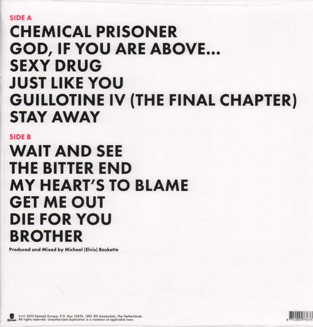 Falling In Reverse - Just Like You - Lp