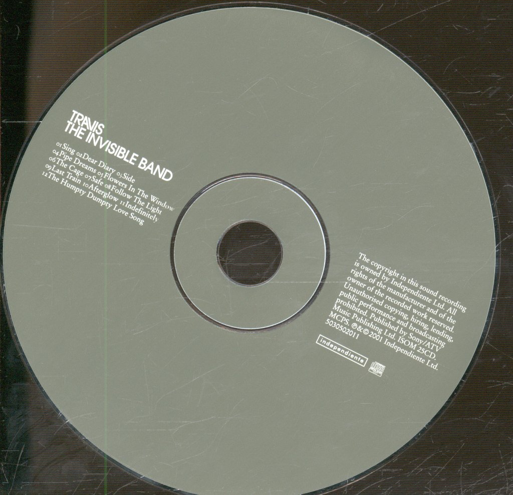 Travis (Indie Group) - Invisible Band - Cd