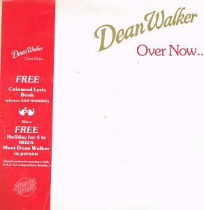 Dean Walker - Over Now - Lp