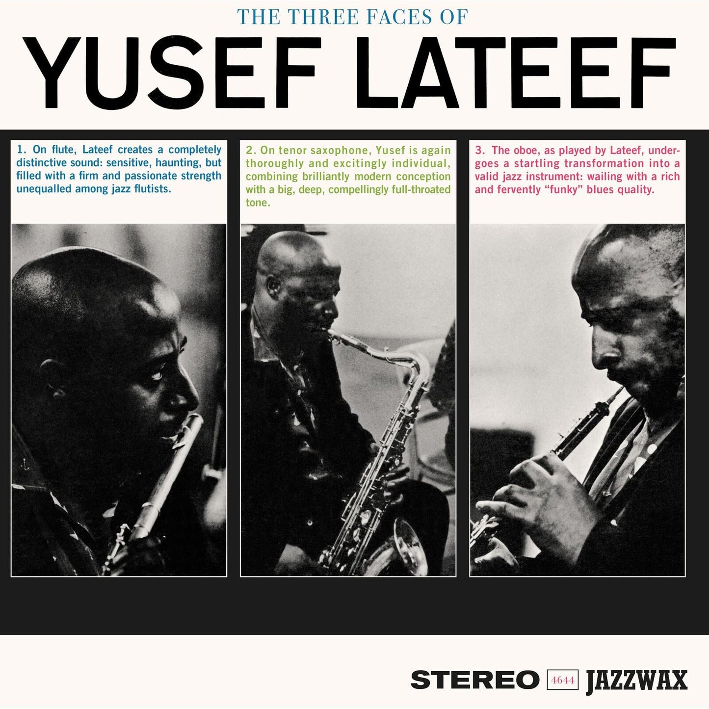 Yusef Lateef - Three Faces of Yusef Lateef - Lp