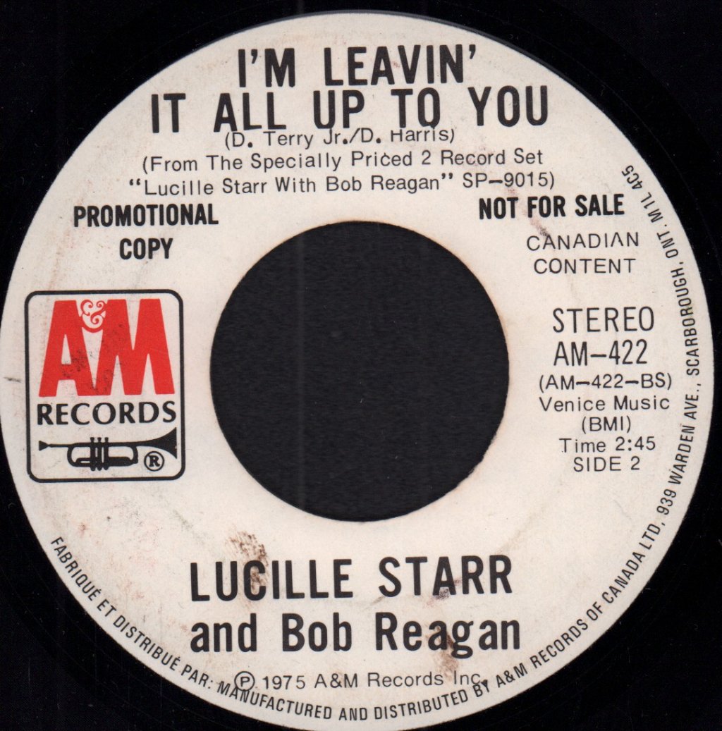 Lucille Starr and bob reagan - My Happiness - 7 Inch