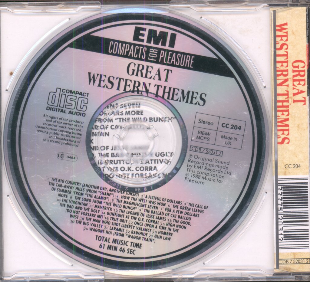 Geoff Love & His Orchestra - Great Western Themes - Cd