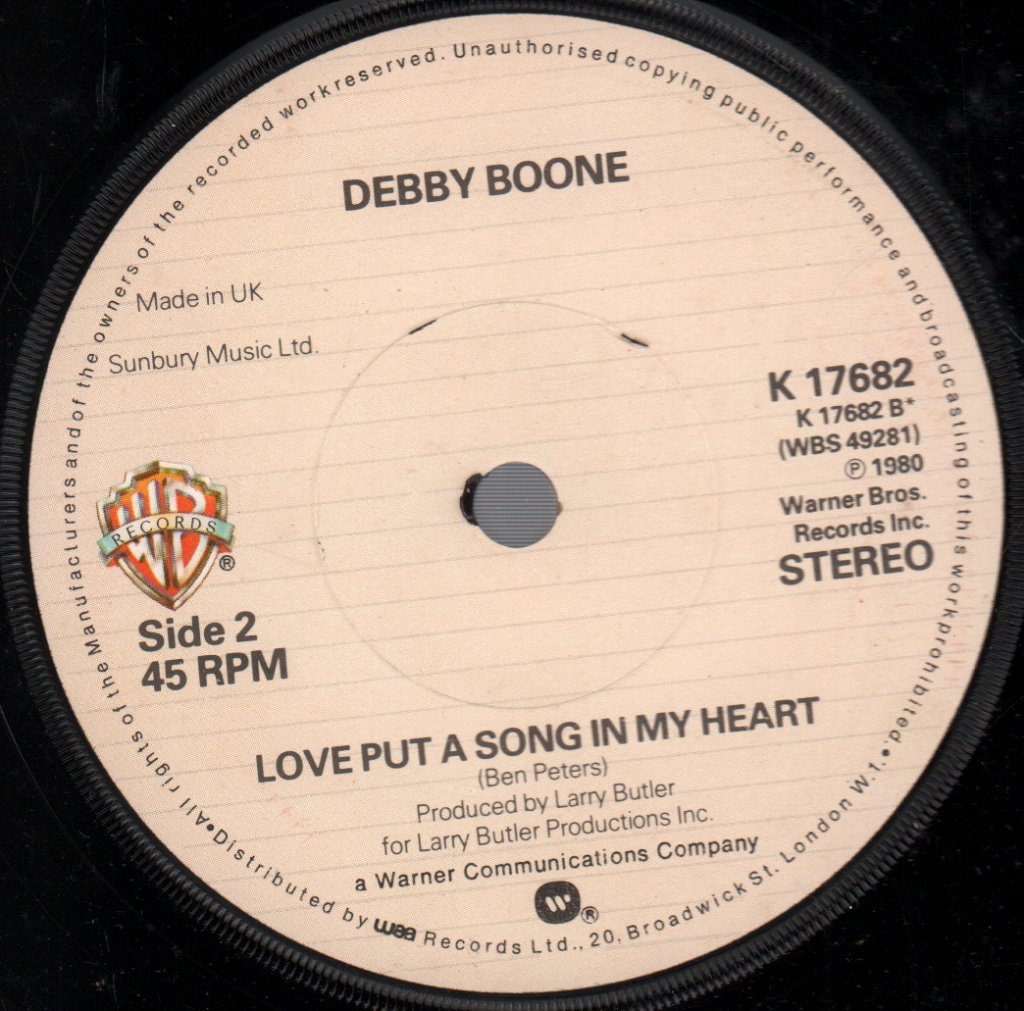 Derby Boone - Free To Be Lonely Again - 7 Inch
