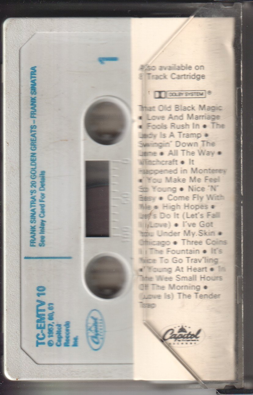 Frank Sinatra - Twenty Golden Greats - Cassette