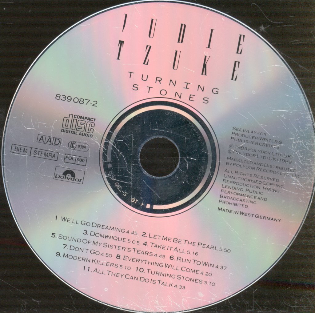 Judie Tzuke - Turning Stones - Cd