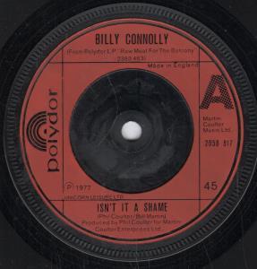Billy Connolly - Isn't It A Shame - 7 Inch