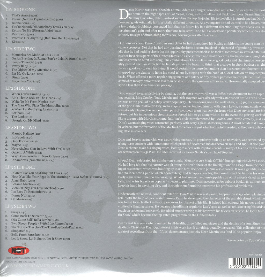 Dean Martin - Platinum Collection - Triple Lp