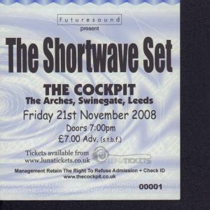 Shortwave Set - Cockpit 21/11/2008 - Ticket