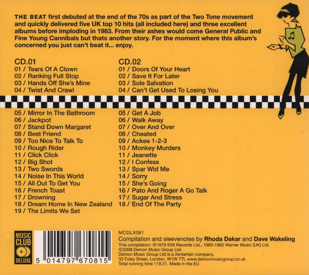 Beat - You Just Can't Beat It (The Best Of The Beat) - Double Cd