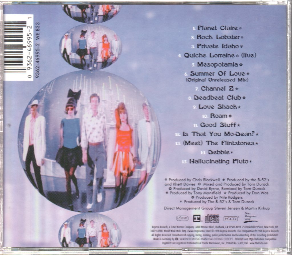 B-52's - Time Capsule (Songs For A Future Generation) - Cd