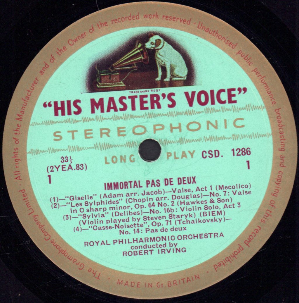 Royal Philharmonic Orchestra - Immortal Pas De Deux - Lp