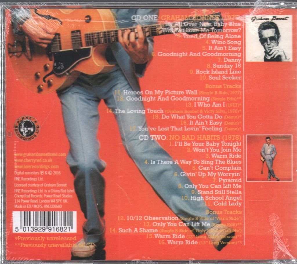 Graham Bonnet - Graham Bonnet/No Bad Habits - Double Cd