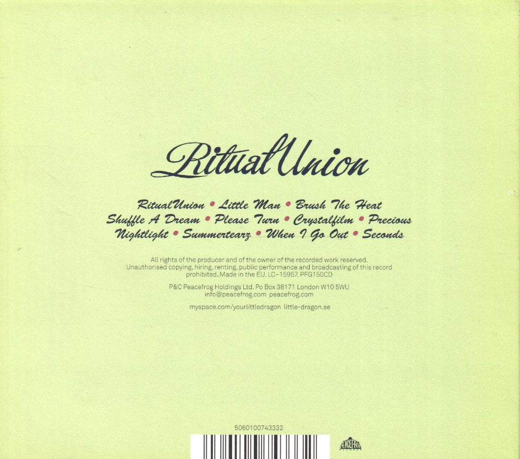 Little Dragon - Ritual Union - Cd