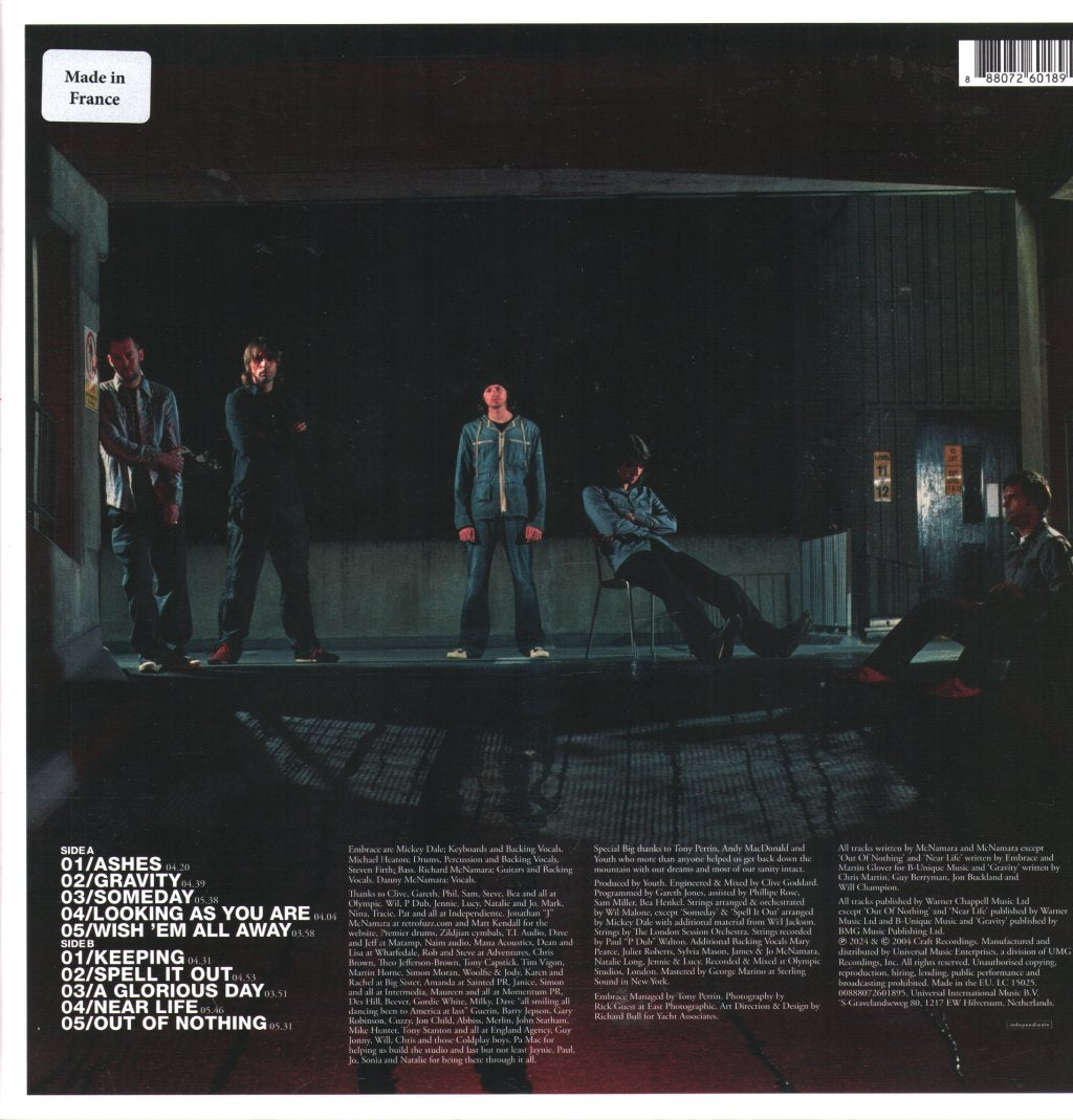Embrace - Out of Nothing (National Album Day 2024) - Lp