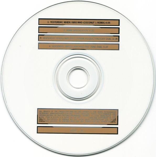 Pet Shop Boys - Yesterday, When I Was Mad - Cd