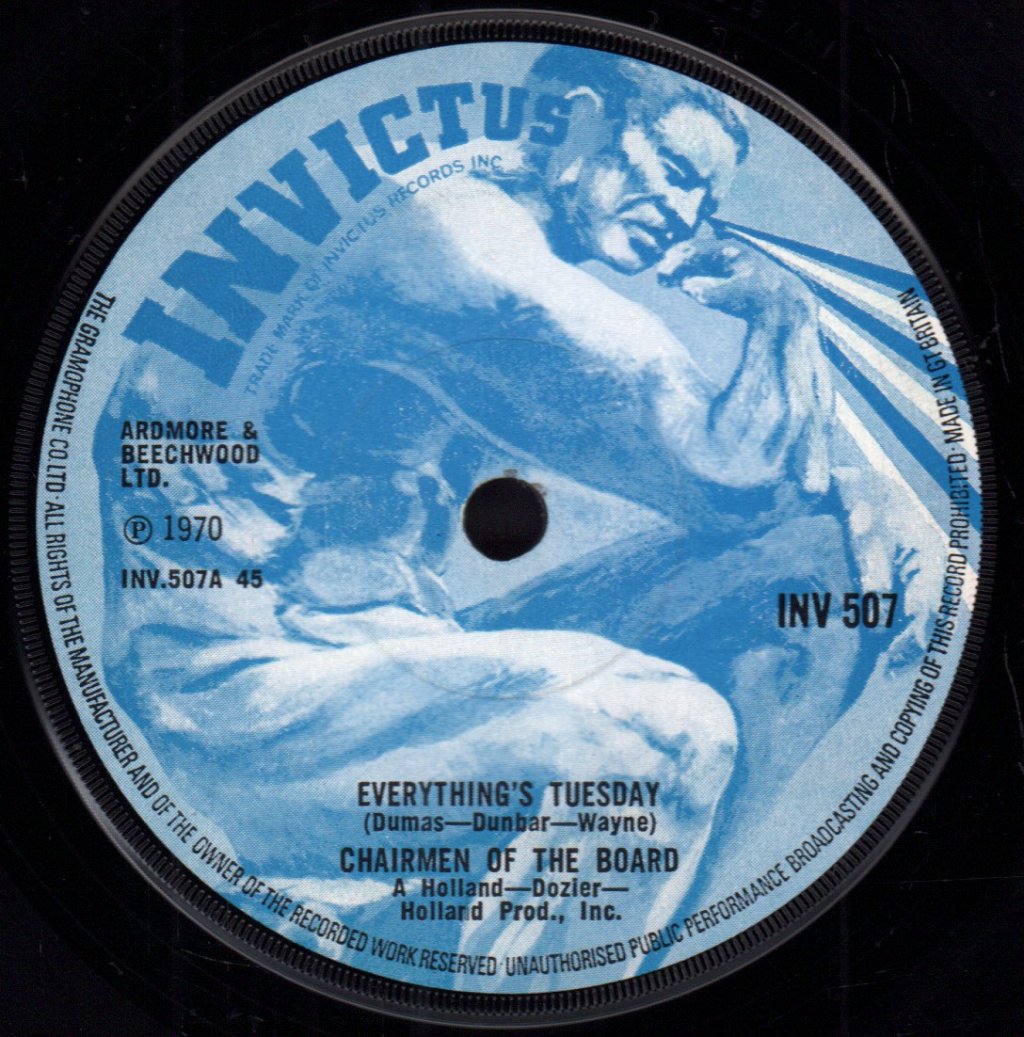Chairmen Of The Board - Everything's Tuesday - 7 Inch