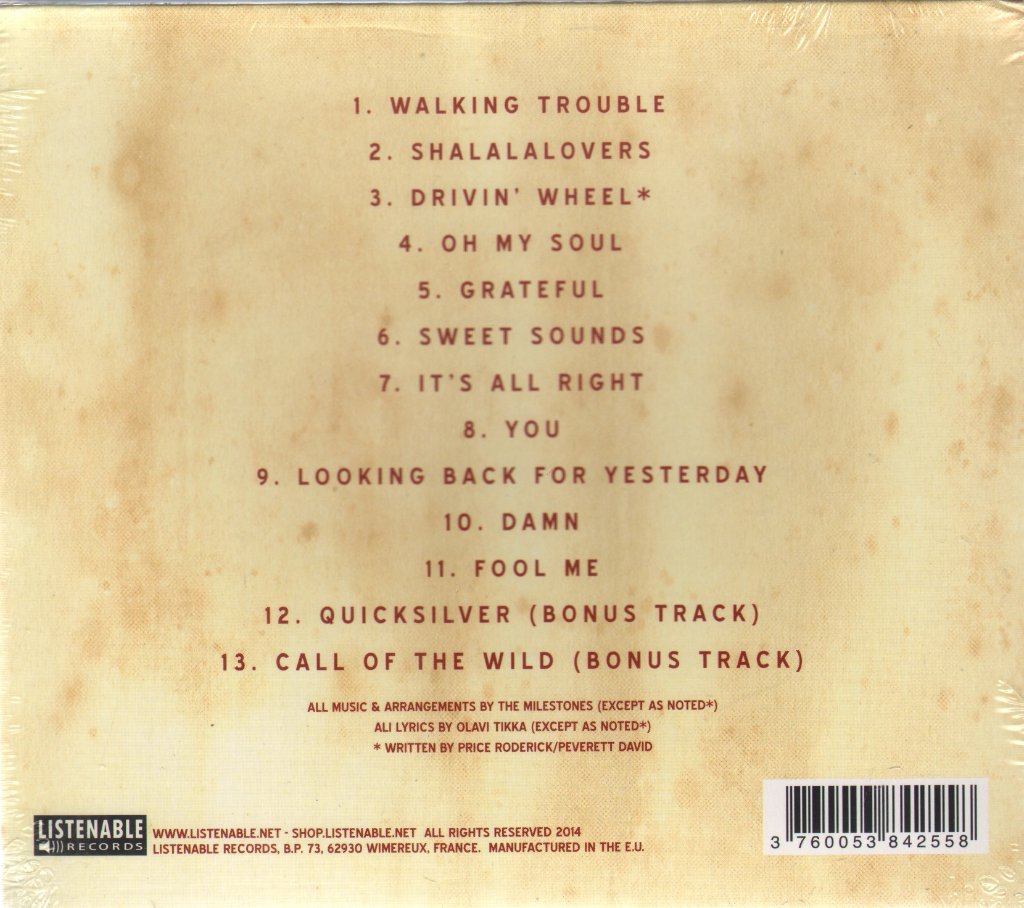 Milestones - Higher Mountain - Closer Sun - Cd