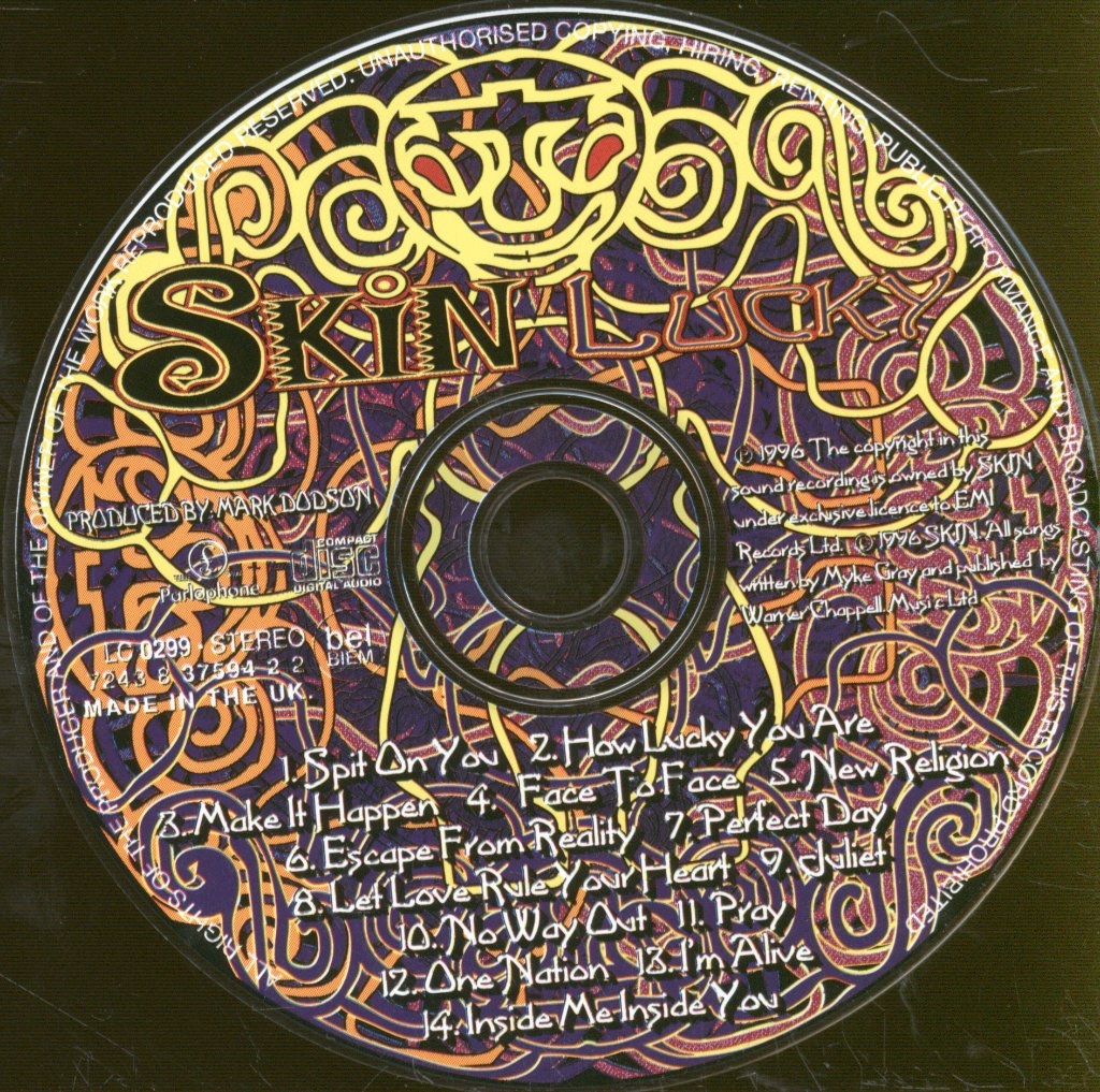 Skin (Rock/Metal Group) - Lucky - Cd