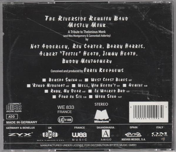Riverside Reunion Band - Mostly Monk - Cd