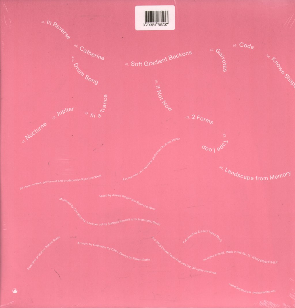 Rival Consoles - Landscape From Memory - Double Lp