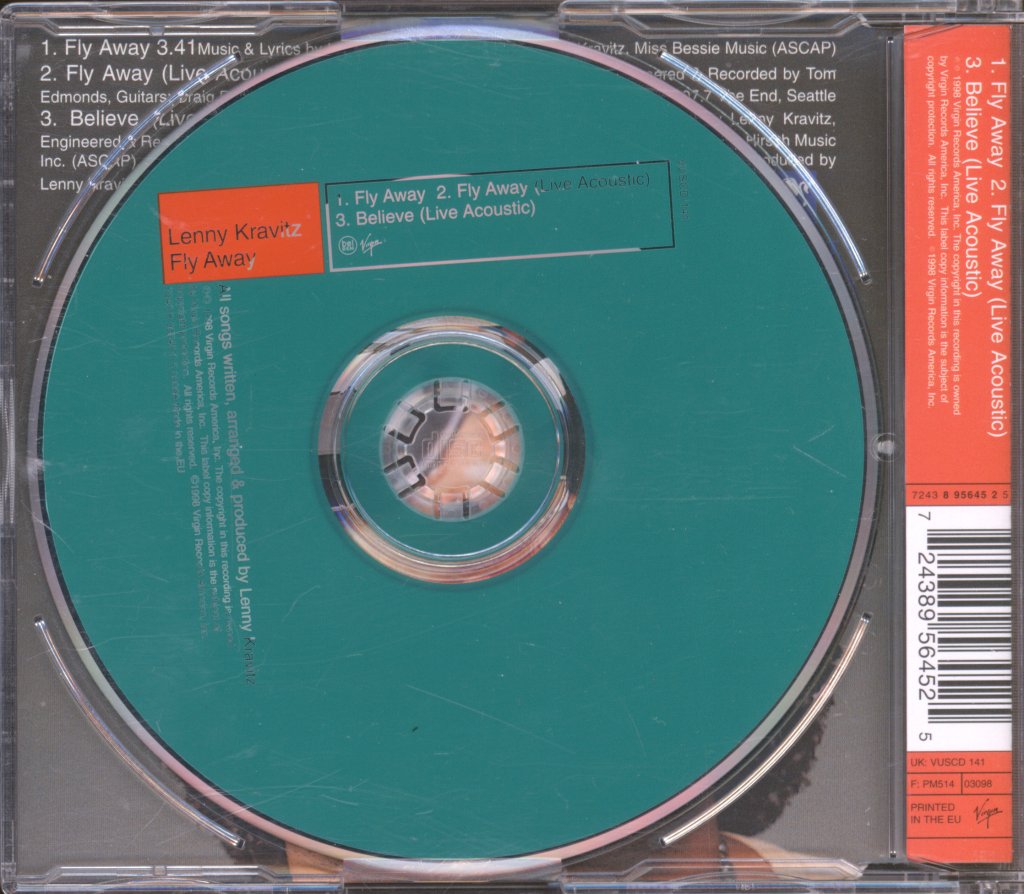 Lenny Kravitz - Fly Away - Cd