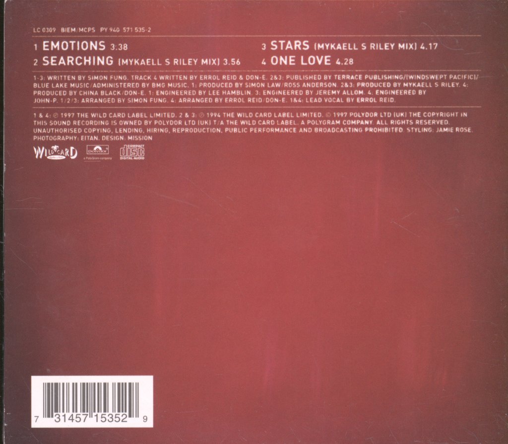 China Black - Emotions - Cd