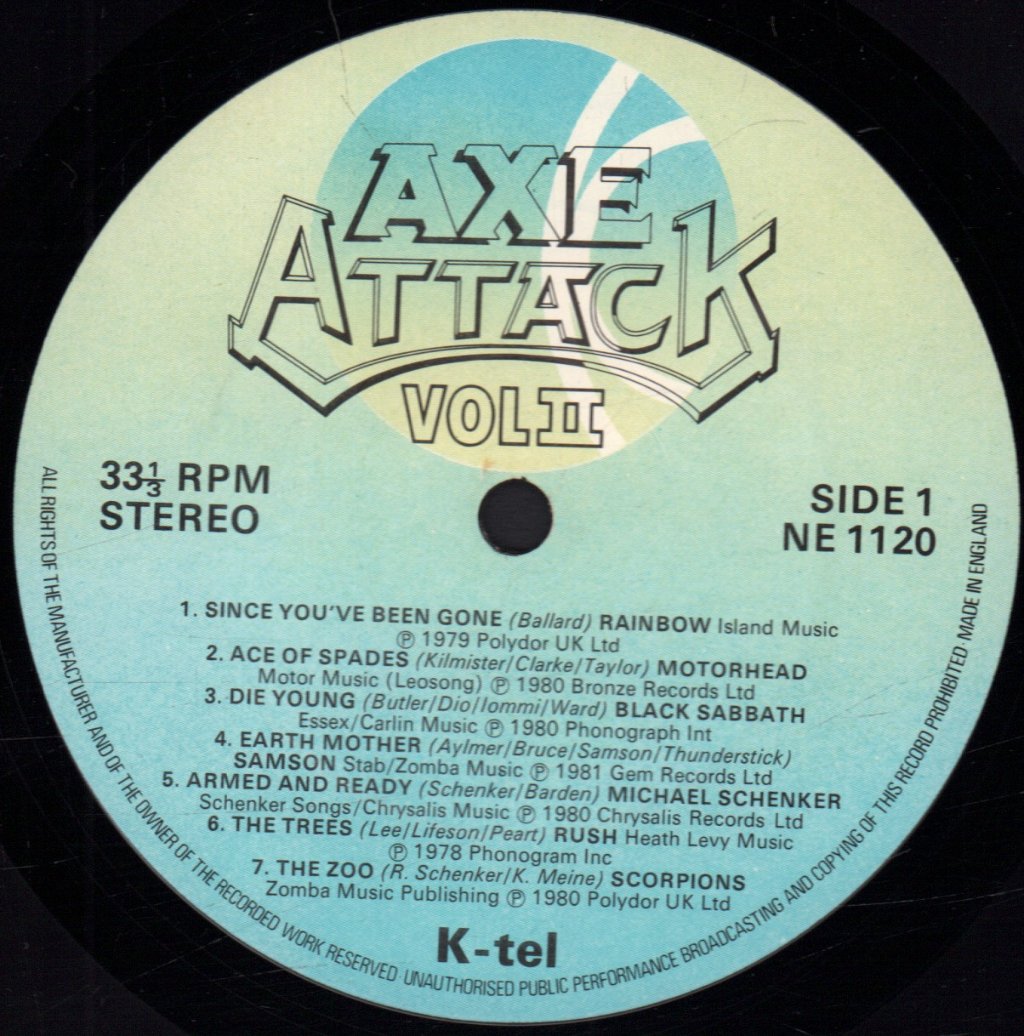 Various Artists - Axe Attack Vol 2 - Lp