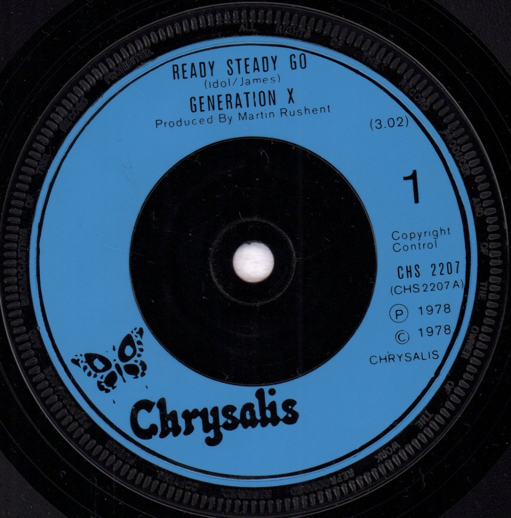 Generation X - Ready Steady Go - 7 Inch