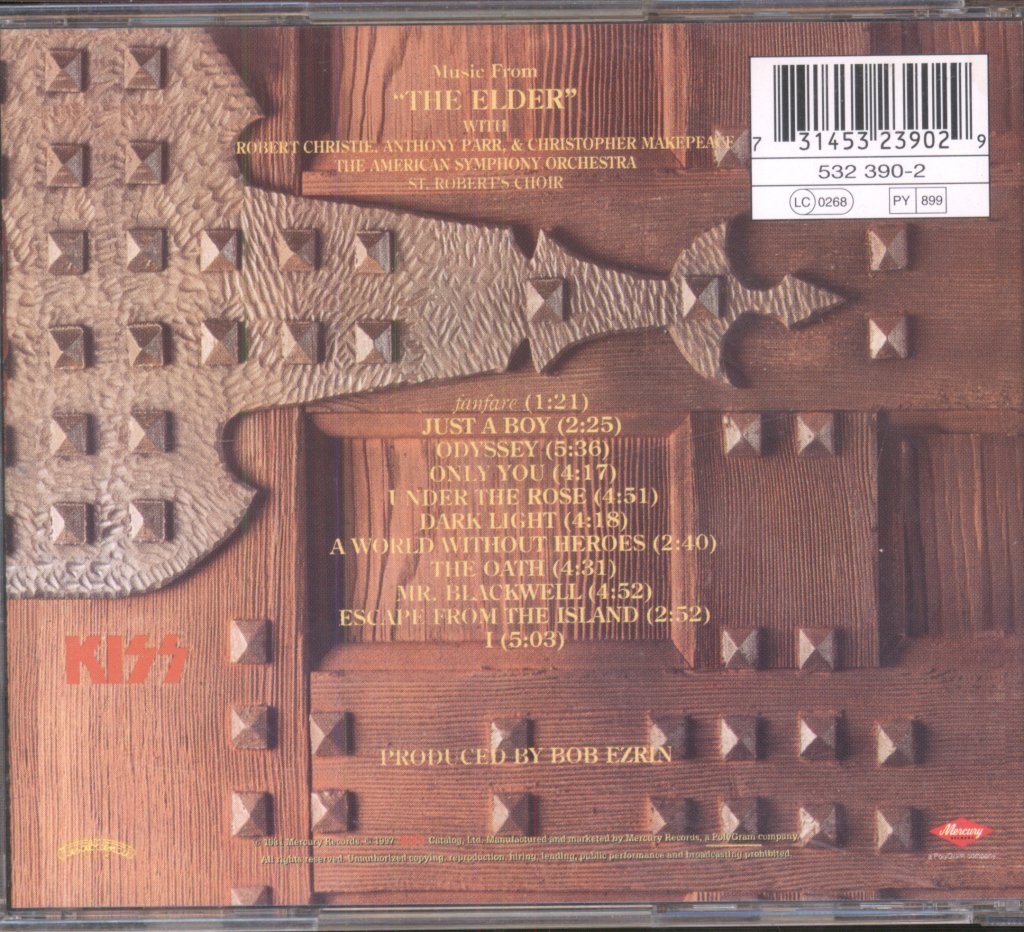 Kiss - (Music From) The Elder - Cd