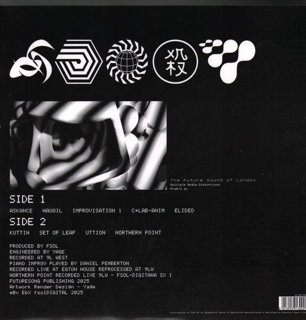 Future Sound Of London - Multiple Angle Distortions - Pre8-2 EP - 12 Inch