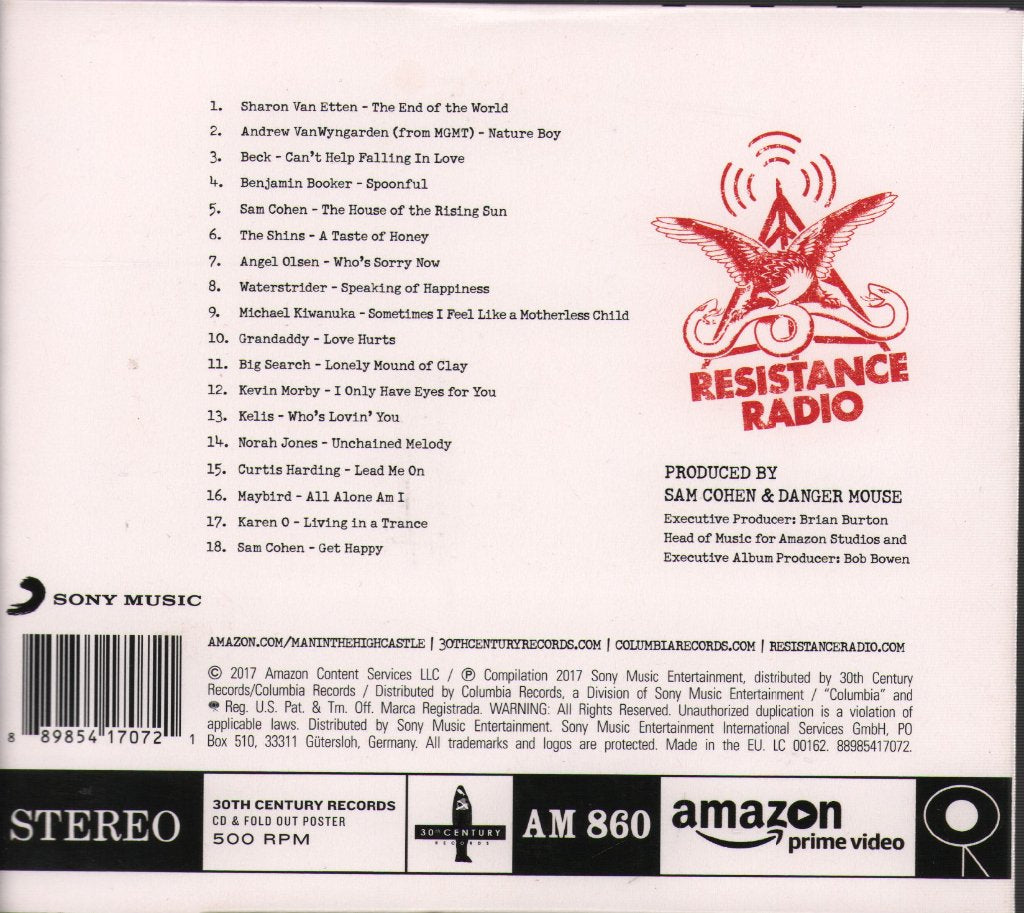 Various Artists - Resistance Radio: The Man In The High Castle Album - Cd