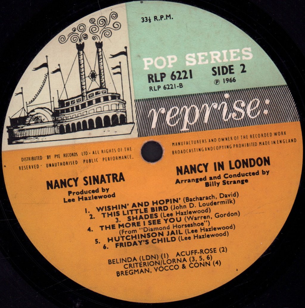 Nancy Sinatra - Nancy In London - Lp