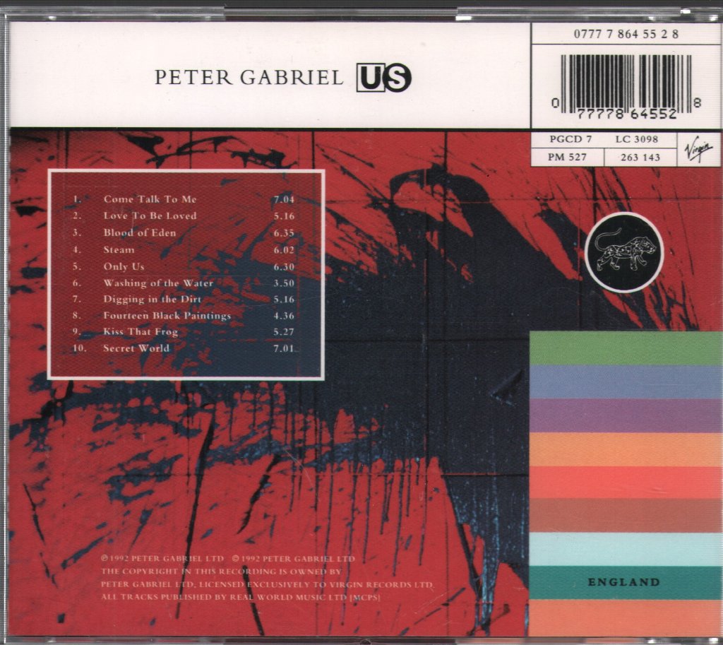 Peter Gabriel - Us - Cd