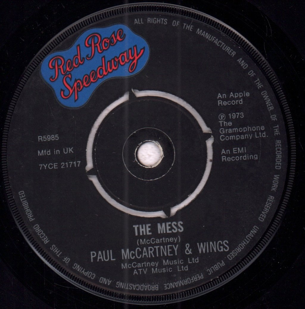 Paul McCartney And Wings - My Love - 7 Inch